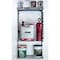 Triton Products Wall Mount Shelving Unit W/ 3 Steel Wire Shelves & Mounting Hardware, Gray, 33" W x 63" H 1799 - alternate 4
